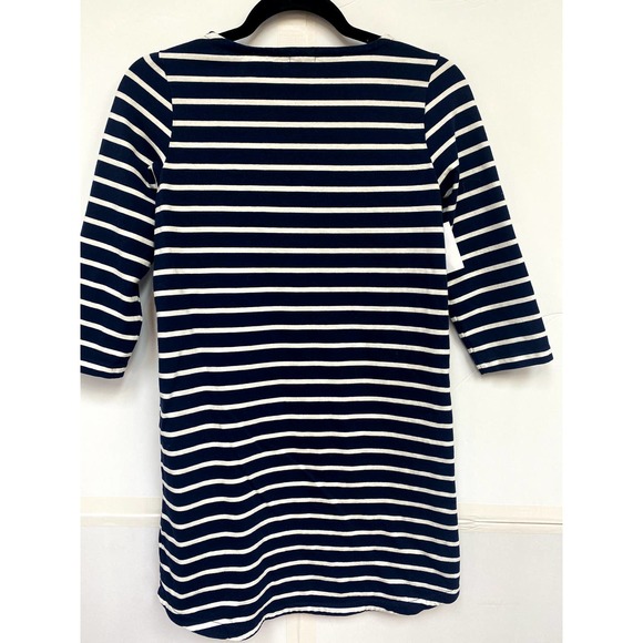 Crewcuts Navy and White Striped Kids Casual Dress - Picture 2 of 6